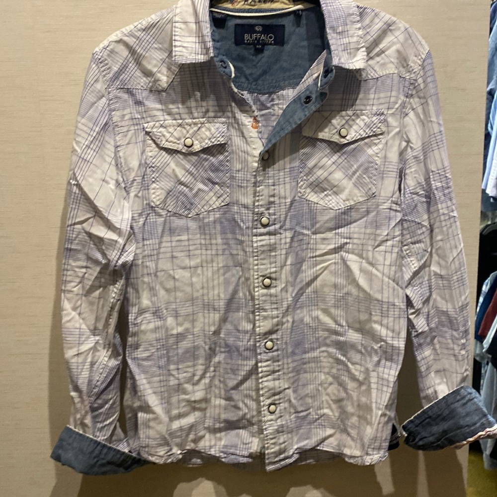 Boys cowboy style button down